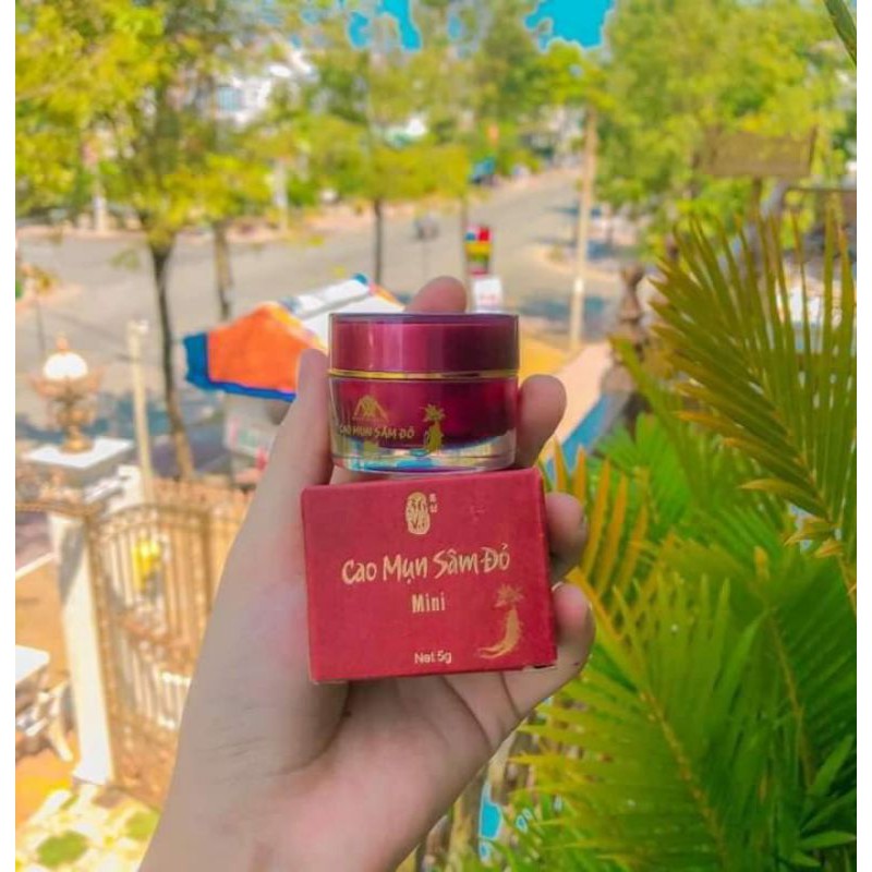 Cao Mụn Sâm Đỏ Mini Size 5gr