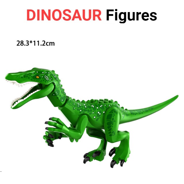 Đồ Chơi Khủng Long Baryonyx Màu Xanh Lá 2020 Dài 28cm Jurassic World Hãng Lele