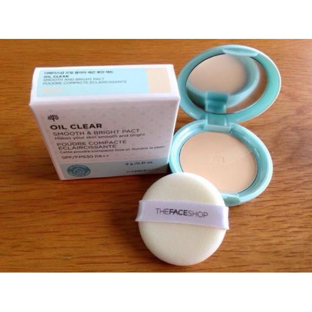 Phấn Oil Clear Smooth & Bright Pact