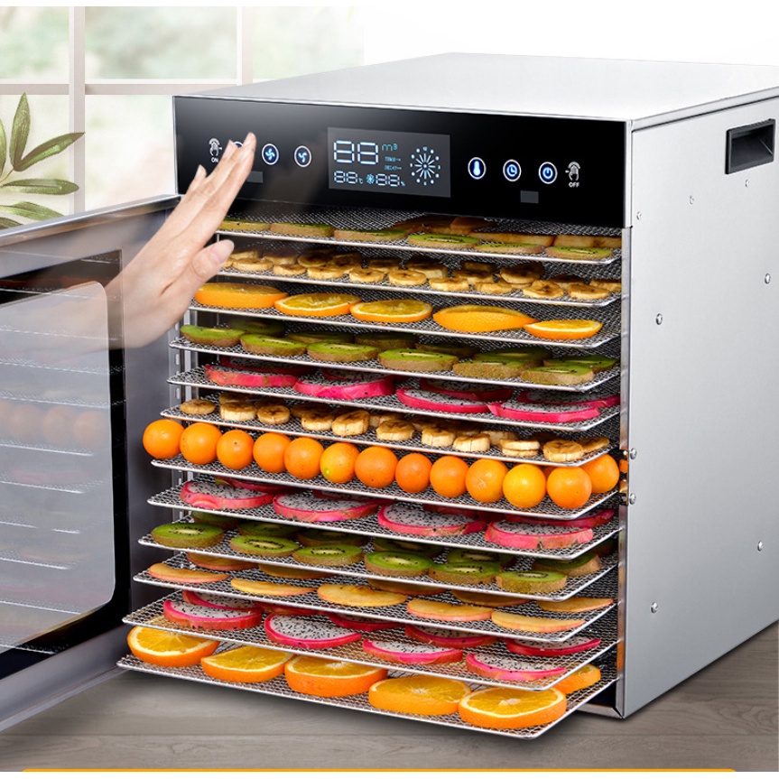 Máy sấy thực phẩm 12 khay Takai Pro liên doanh Nhật Bản- Sấy gia đình và công nghiệp - Bảo hành 1 năm