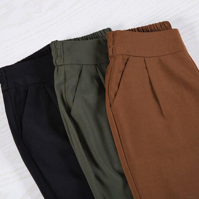 Women Slim Figure Thin Feet High Waist Casual Harem Pants | BigBuy360 - bigbuy360.vn