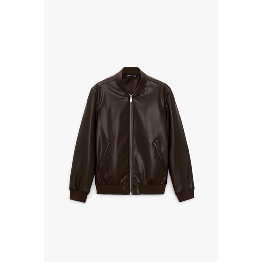Order áo khoác auth tuồn ZARA của nam Áo khoác bomber giả da