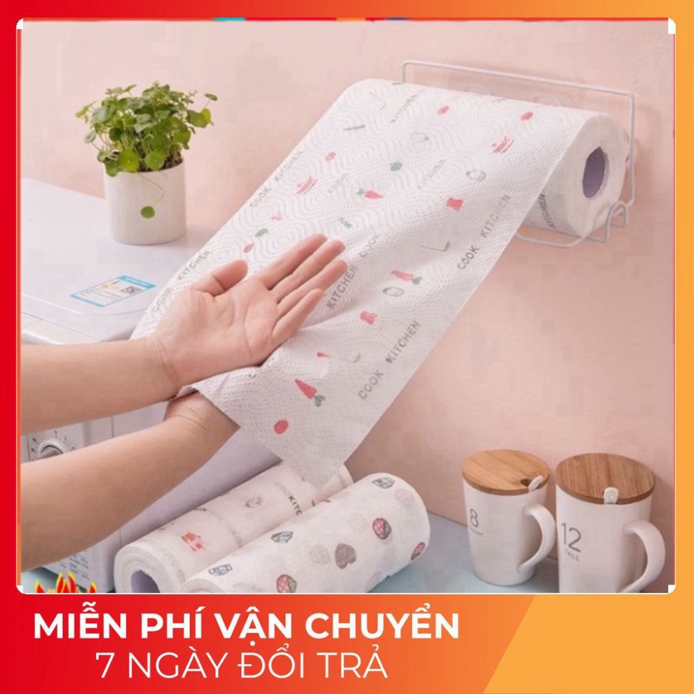 Giấy lau đa năng thấm nước hoa văn mẫu mới 💖 MKT Mart