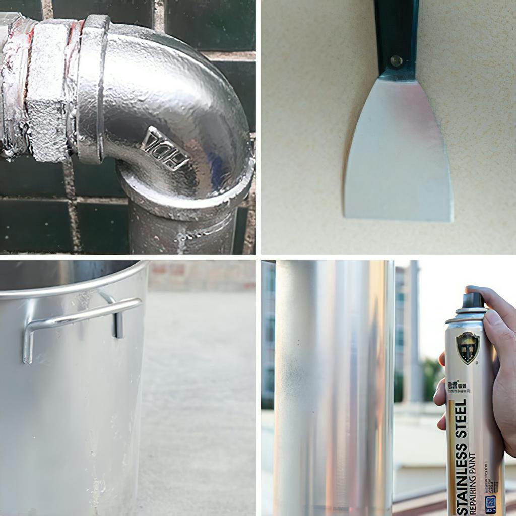 Rusty Spray Paint Xe máy Car Wheel Silver Spray Paint -350ml