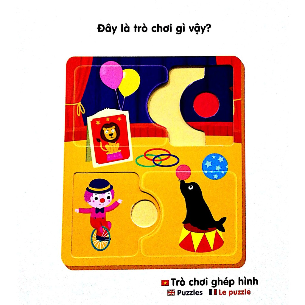 Sách - Đồ chơi của bé (thuộc Bộ sách chuyển động thông minh đa ngữ Việt - Anh - Pháp) | BigBuy360 - bigbuy360.vn