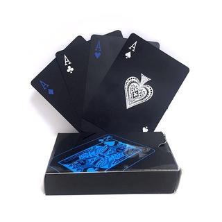 Bộ bài tây nhựa PVC chống nước phiên bản black 2019