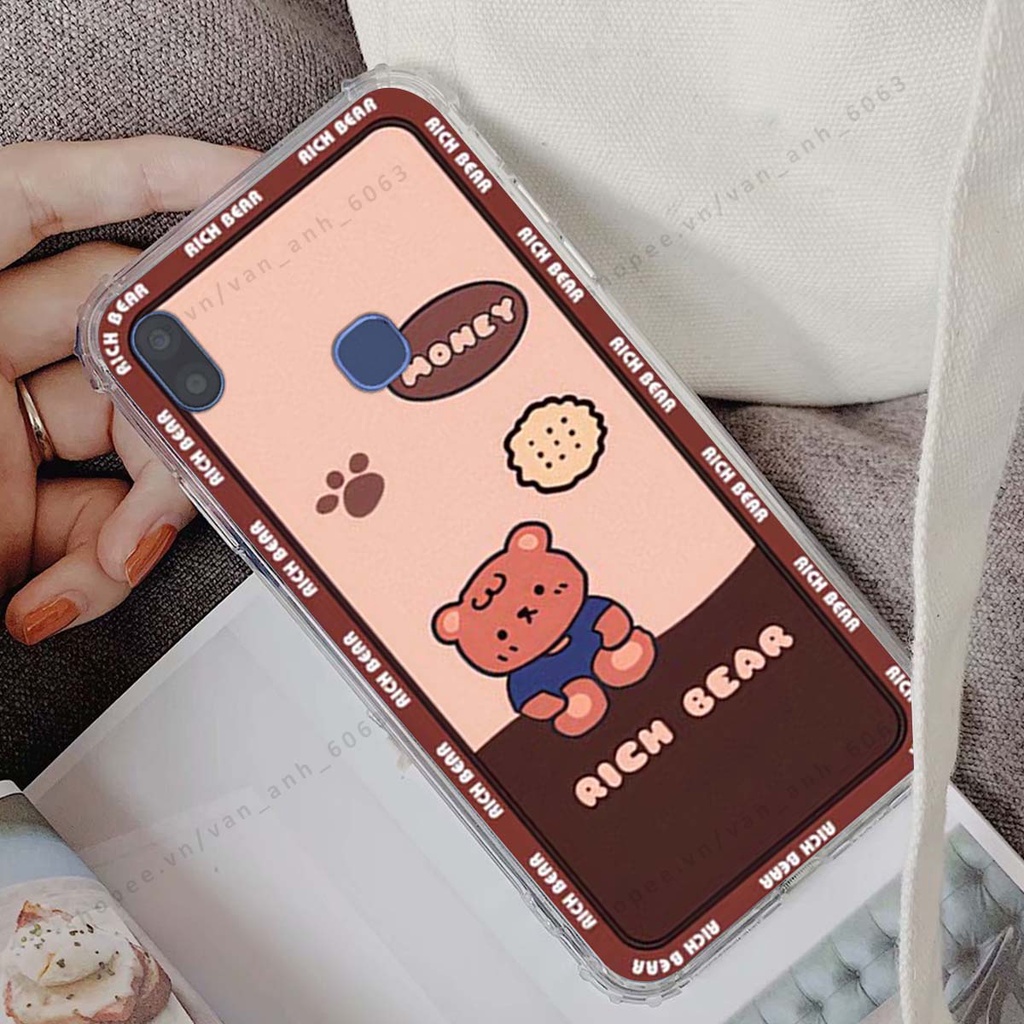 Ốp lưng Vsmart Joy 1 / Joy 1 Plus / Joy1+ in hình hoa, gấu rich bear nghệ thuật, thời trang