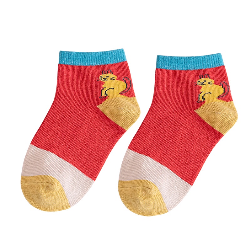 Set 5 Đôi Vớ Cotton Cho Bé Từ 1-12 Tuổi