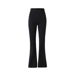 MERSHE • Quần Legging Ống Loe Cạp Cao Hack Dáng