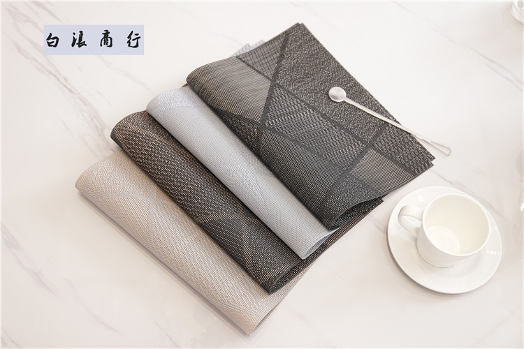 Tấm lót đĩa chống trượt Teslin cao cấp thân thiện với môi trường sáng tạo đơn giản