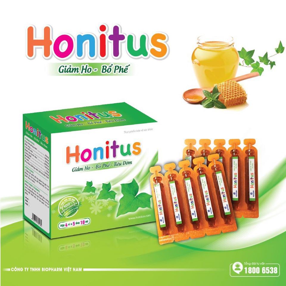 Siro HONITUS - Giảm ho, bổ phế