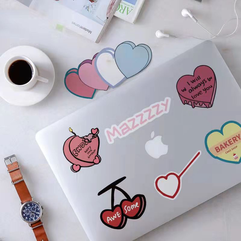 Bộ 50 miếng dán hình phi hành gia vũ trụ sáng tạo dùng để trang trí máy tính xách tay ván trượt Graffiti