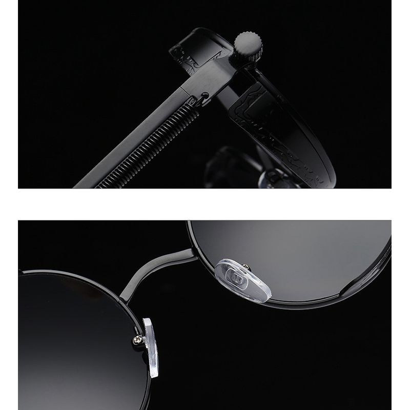 Kính râm gọng tròn kim loại kiểu dáng vintage chống tia UV400 gentle monster | BigBuy360 - bigbuy360.vn