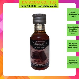 Tinh chất, hương Sô Cô La hiệu Rayner's Chocolate Favouring 28ml