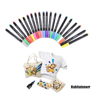 Bút lông 20 màu vẽ trang trí áo thun giày thể thao diy