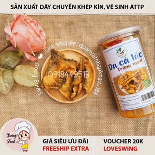 Da Cá Trứng Muối Hũ Lớn Ngon Thượng Hạng 💖 FREESHIP 💖 Da Cá Hoàng Kim Vị Trứng Muối Ăn Vặt Sài Gòn Cực Giòn Ngậy