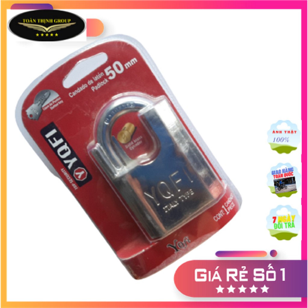 Ổ Khóa Cửa YQFI  Chống Cắt 50mm - 60mm Công Nghệ ITALY Chính Hãng, Chất Liệu Thép Siêu Cứng Siêu Bền