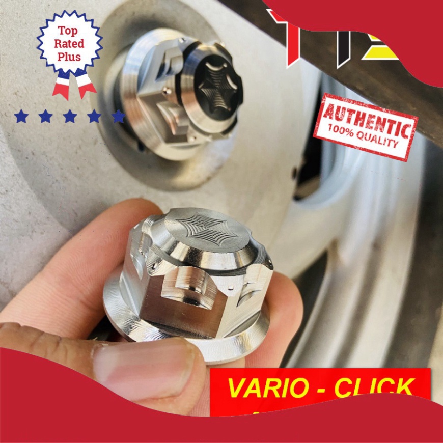 [HCM XẢ KHO MÙA DỊCH] CỤC CANH BÁNH TRƯỚC CHO VARIO, CLICK THÁI INOX 304 NGUYÊN KHỐI XÀI LẠI PHỐT ZIN