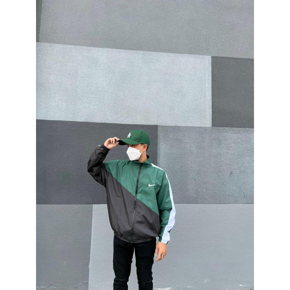 Áo Khoác Jacket Nike Swoosh Vintage Nam Nữ Vải Dù 2 Lớp Cao Cấp The.Laz