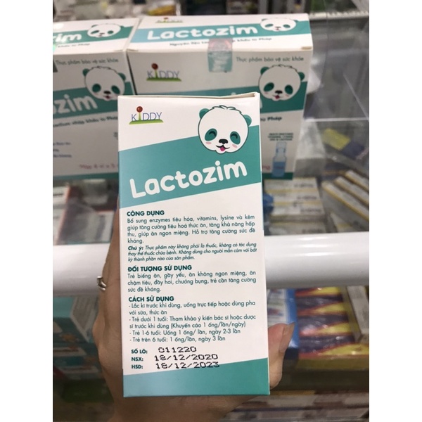 MEN KIDDY LACTOZIM  - GIÚP TRẺ ĂN NGON, TĂNG CƯỜNG TIÊU HOÁ THỨC ĂN VÀ SỨC ĐỀ KHÁNG