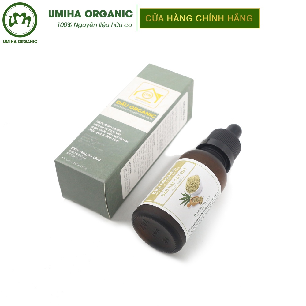 Dầu Hạt Cây Gai Nguyên Chất Umiha| 30ml Giúp Dưỡng Da, Tóc, Da Đầu Hiệu Quả