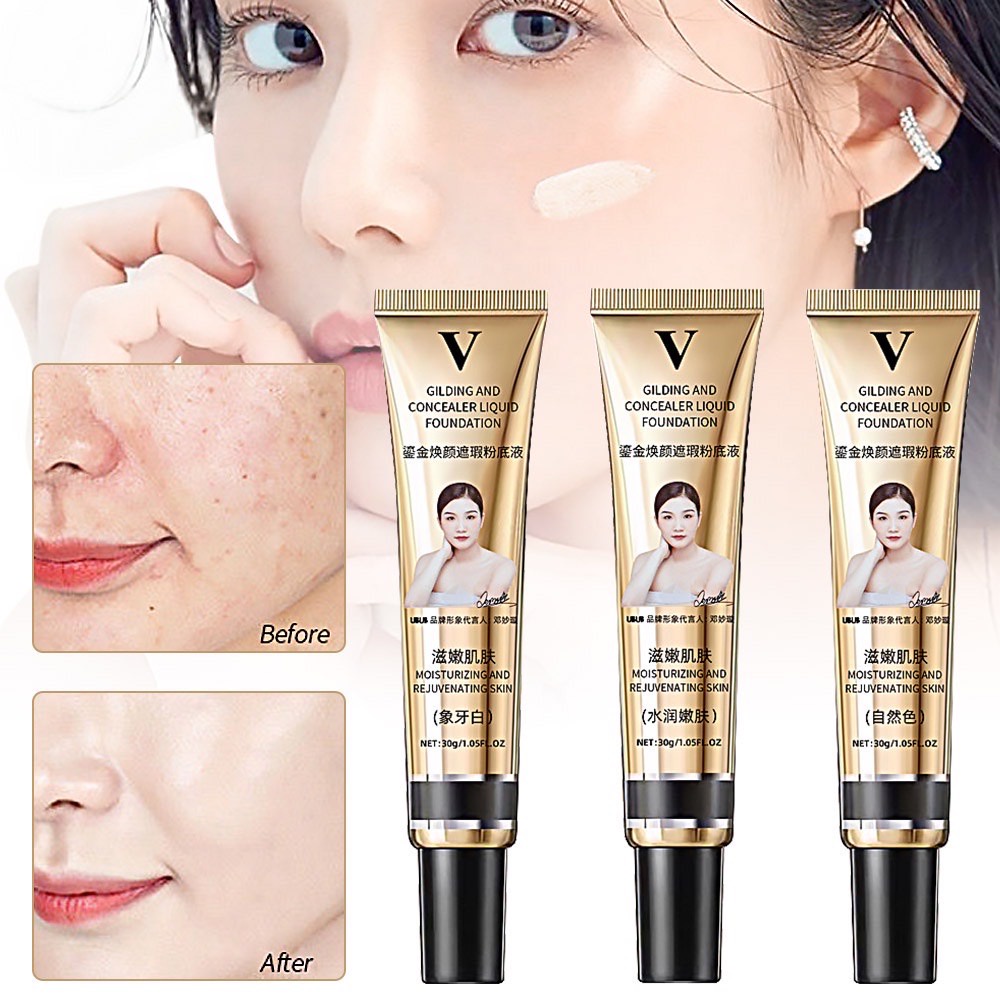 ✨✨Kem Nền BB Che Khuyết Điểm Dạng Lỏng Dưỡng Ẩm Tự Nhiên