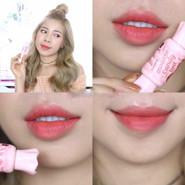 🍭SON KẸO THE SAEM MOUSSE CANDY TINT – VỎ HỒNG KUTE ĐỐN ĐỔ MỌI CÔ NÀNG BÁNH BÈO😍