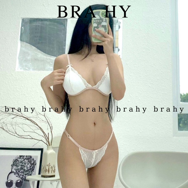 Đồ lót nữ thiết kế độc lạ có mút vải ren cao cấp bao gồm áo + quần BRAHY 039