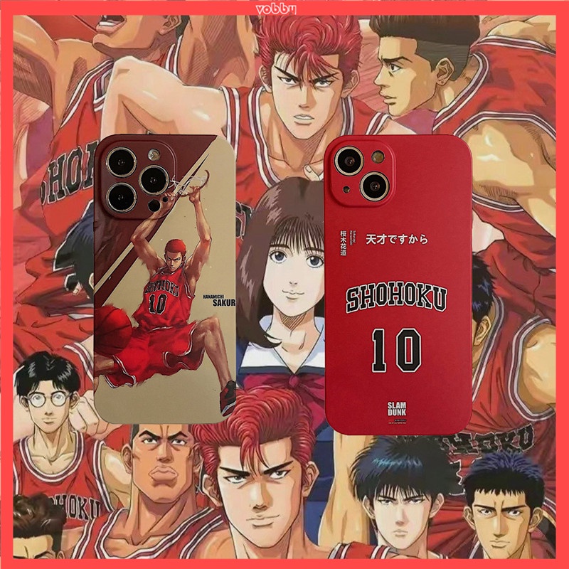Ốp Điện Thoại IMD Mềm In Hoạt Hình slam dunk Cho IPhone13 12 11 Pro MAX X/XS XR XSMAX 7P/8P