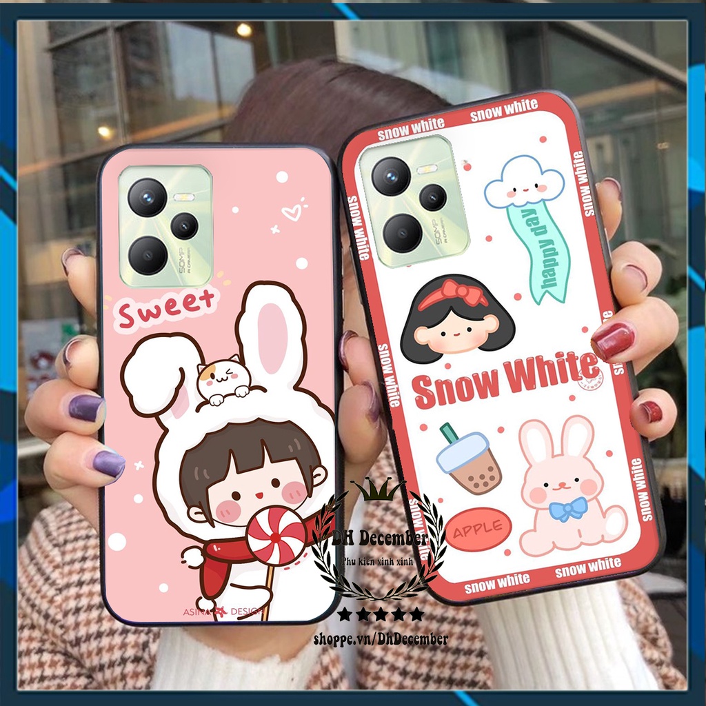 Ốp lưng Realme C35 in hình 3D lucky, gấu Brick xinh xắn - KHÔNG NÊN BỎ LỠ