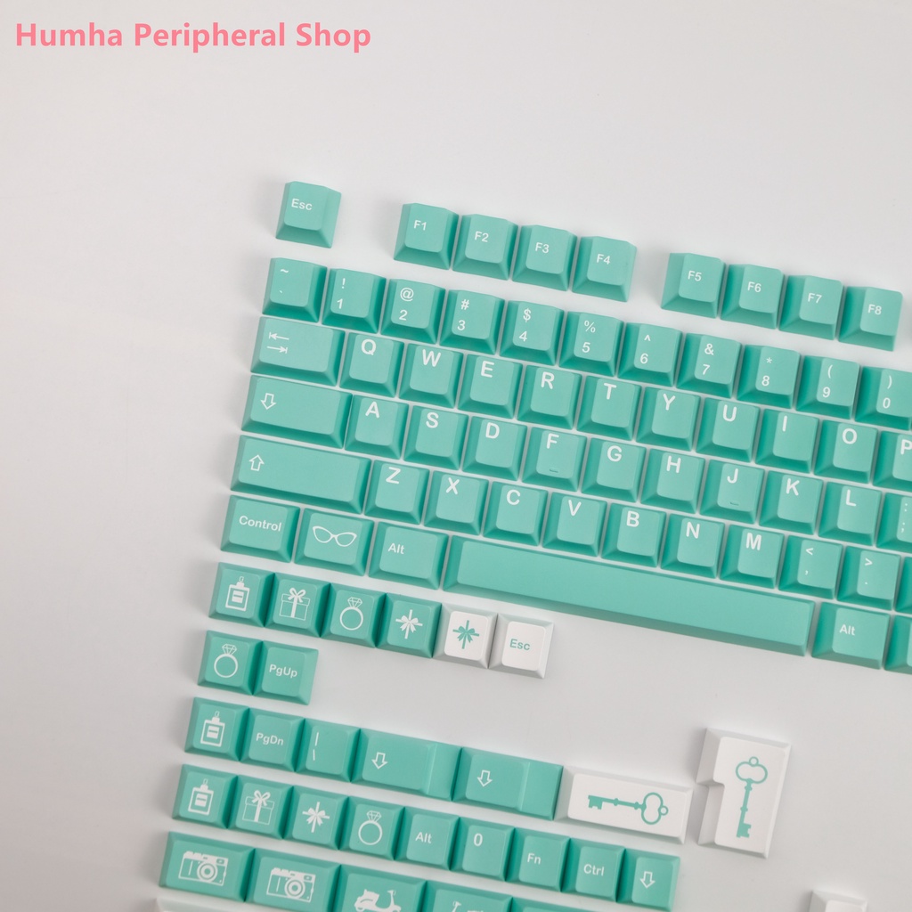 Goodthing Nắp Bàn Phím Cơ 140 Phím Chất Liệu PBT Nhuộm Màu Họa Tiết Cherry profile Cá Tính