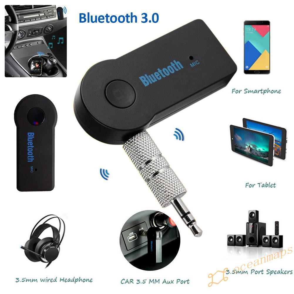 Bộ Thu Phát Âm Thanh Bluetooth 3.0 Không Dây 3.5mm Cho Xe Hơi