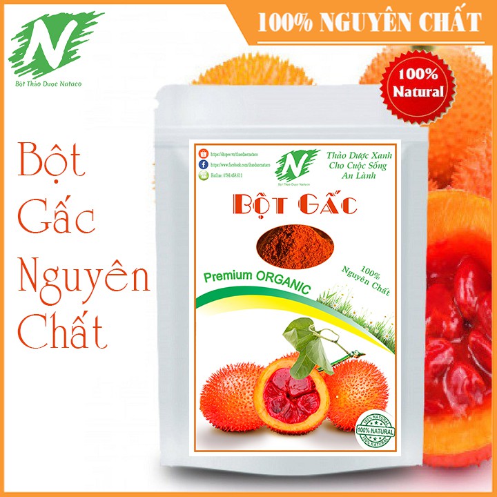 Bột Gấc Nguyên Chất 100g ( Nấu Ăn Làm Bánh Tạo Màu Thực Phẩm )