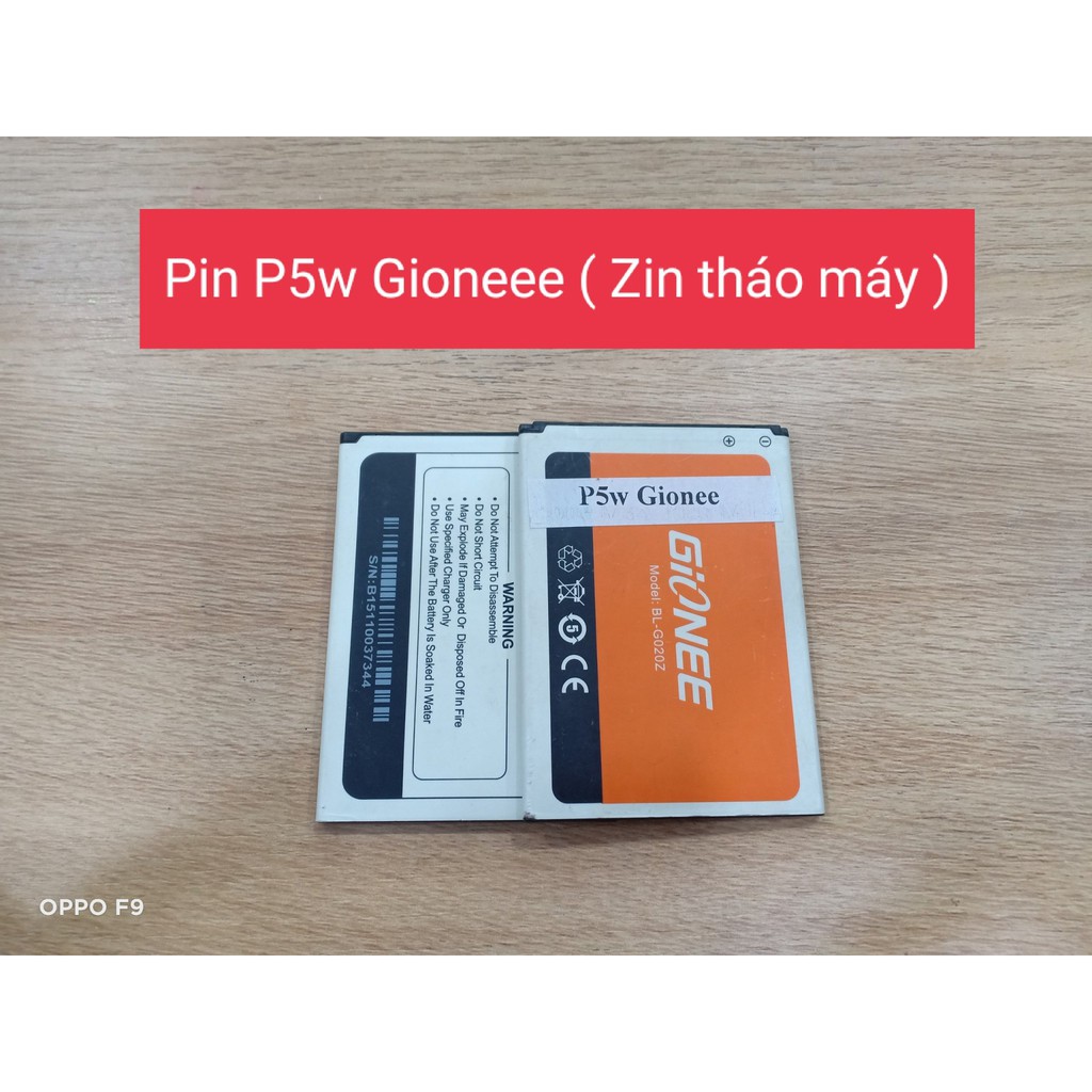 Pin P5w Gionee ( Zin Tháo máy)