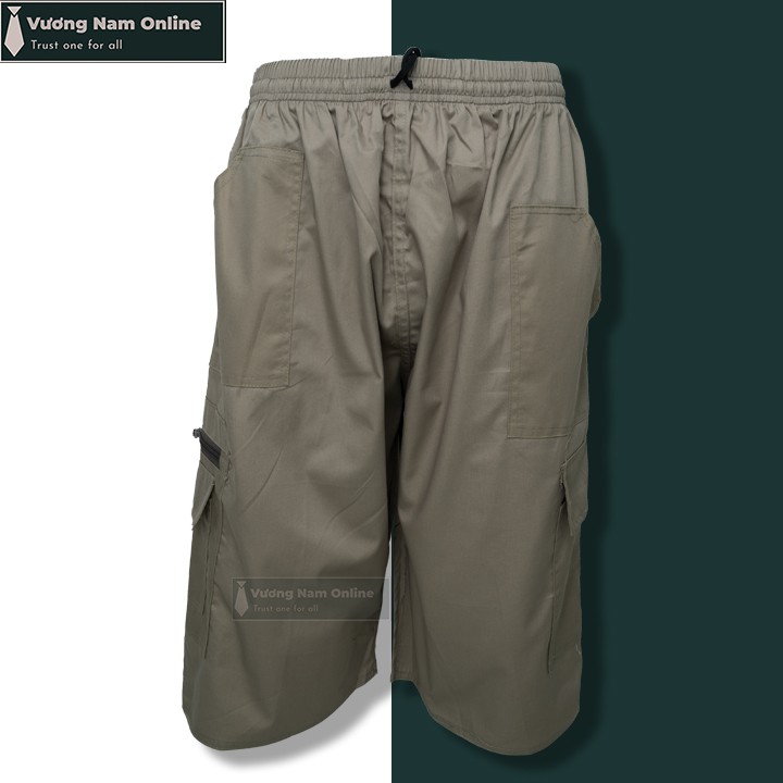 QUẦN SHORT NAM MẶC NHÀ TÚI HỘP VẢI KHAKIS THOÁNG MÁT ỐNG RỘNG CÓ SIZE LỚN từ 50kg - 75kg | BigBuy360 - bigbuy360.vn