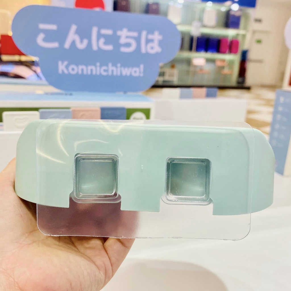 Bộ 2, bộ 3 hộp gia vị Tritan Yoko tiêu chuẩn Nhật có nắp, muỗng tiện dụng