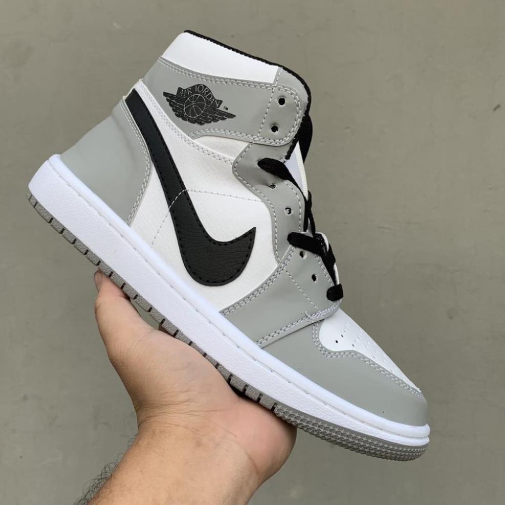 Giày air Jordan 1 High 2021 màu xám , giày sneaker jodan 1 cao cổ xám , giày jd1 hot trend bản đẹp nam nữ