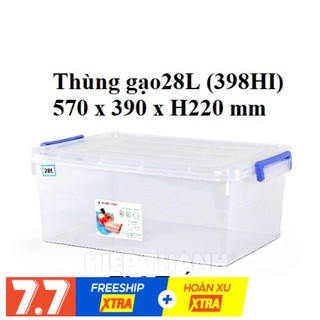 Thùng Nhựa Trong Đựng Gạo, Thực Phẩm Đa Năng (10L - 15L - 28L) Đủ Size Lớn Nhỏ Hiệp Thành HI