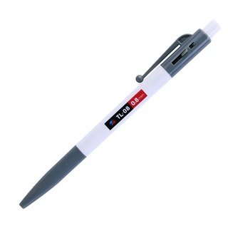 Bút Bi Bấm 0.8mm Thiên Long TL-08 (Mực Đen/Đỏ)
