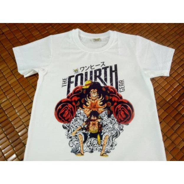 SALE- Áo thun one piece luffy gear 4 siêu ngầu kèm ảnh thật (in tại shop)