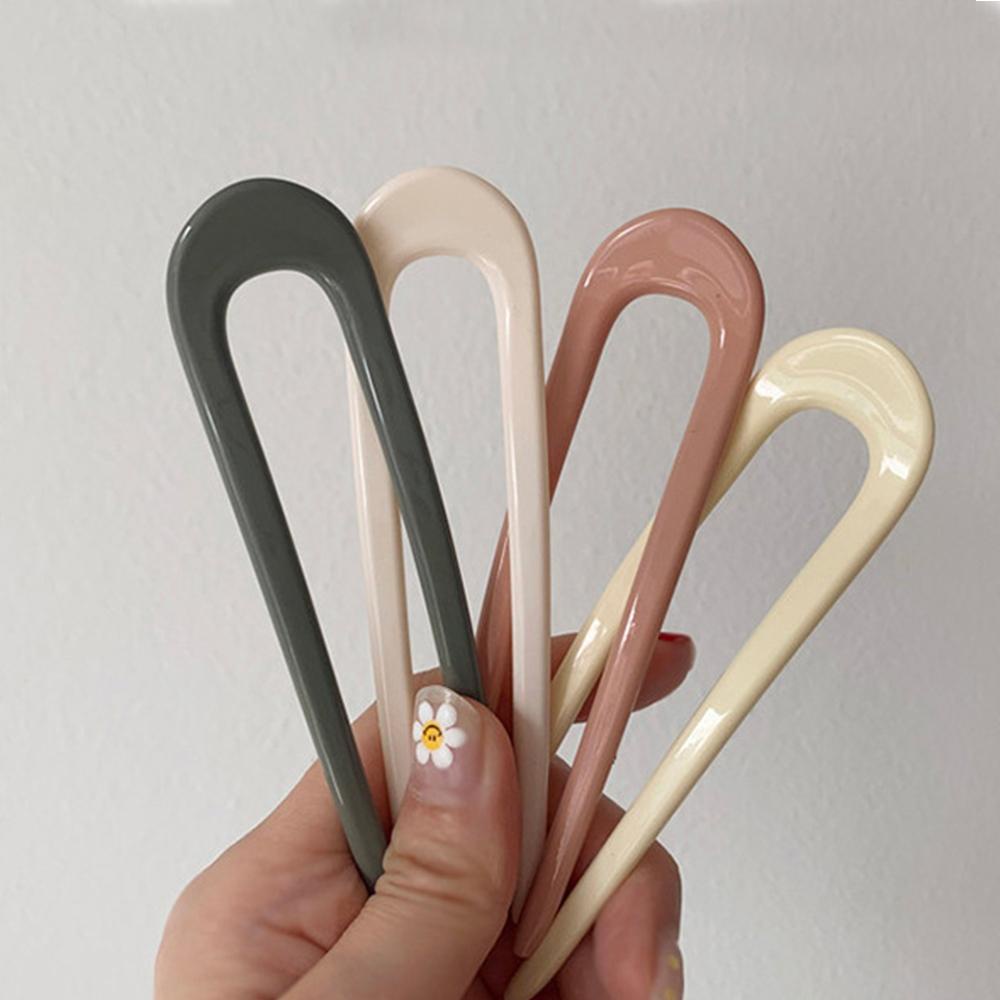 Trâm Cài Tóc Bằng Acrylic Phong Cách Vintage Hàn Quốc