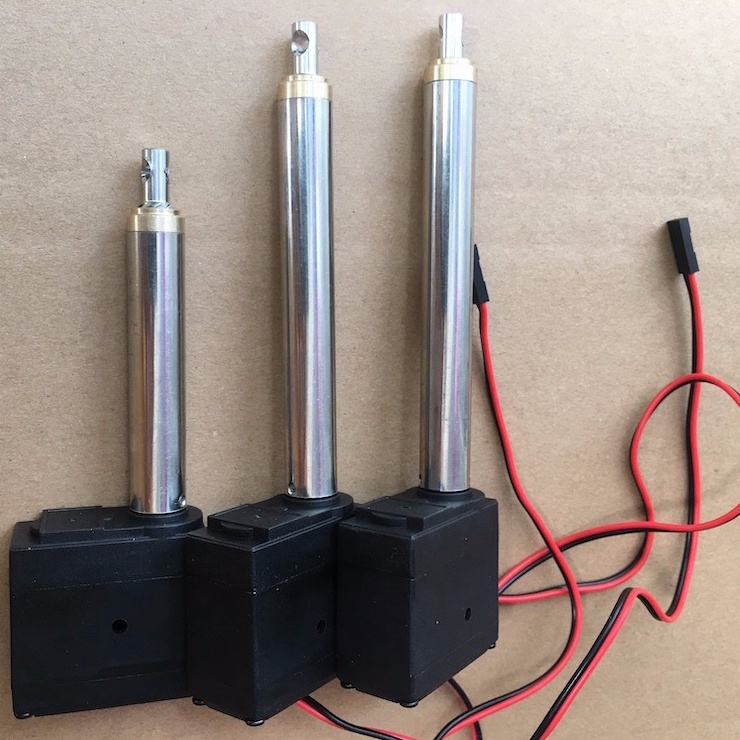 Trục vít nâng cấp máy xúc huina  hoặc chế máy xe điều khiển từ xa - servo 2 dây