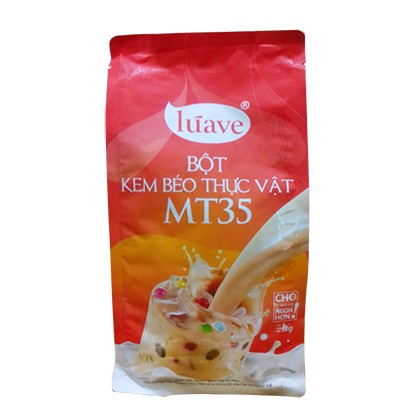 Thùng Bột Kem Béo Pha Trà Sữa LUAVE MT35 Gói  1kg * 10 gói