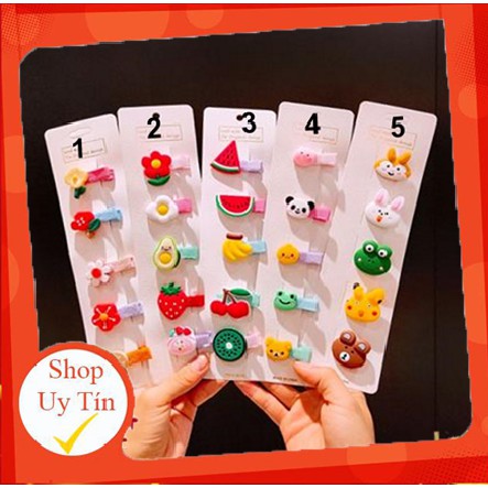KẸP MÁI NHỎ XINH CHO BÉ YÊU (1 BỘ 5 CÁI)