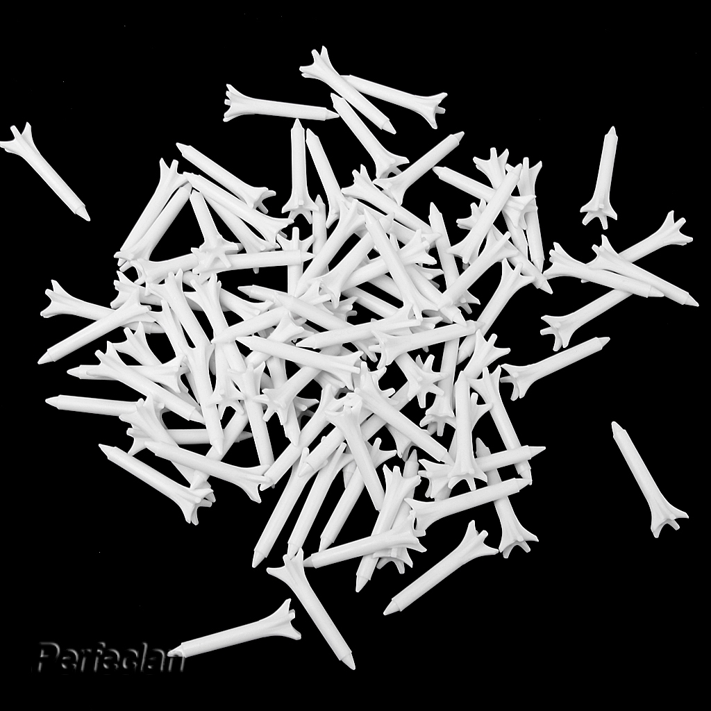 Bộ 100 Vương Miện Nhựa Kích Thước 38mm 1-1 / 2 &quot;Chuyên Dụng Cho Gậy Đánh Golfer