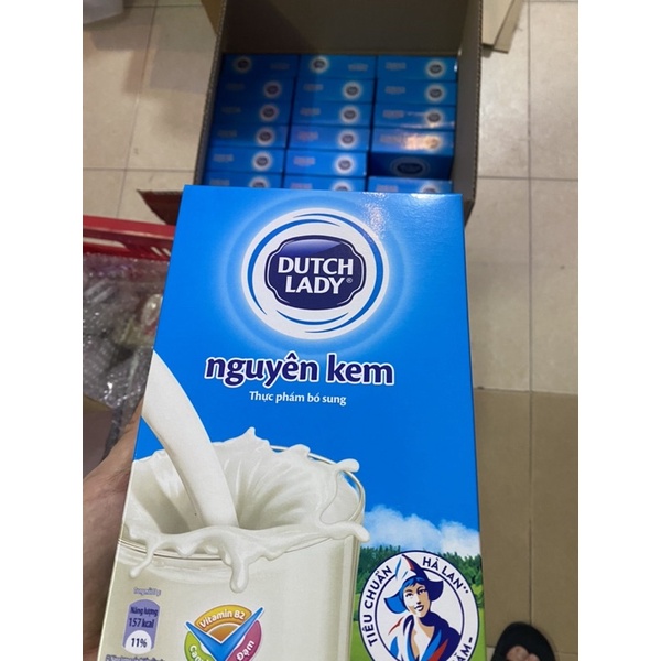 Sữa Bột Nguyên Kem Dutch Lady Cô Gái Hà Lan Hộp Giấy