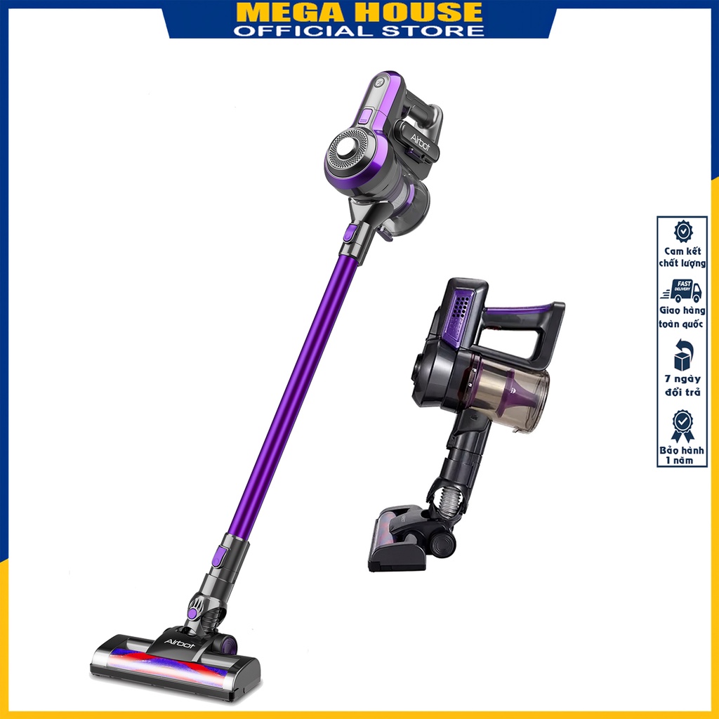 Máy hút bụi cầm tay AIRBOT, gọn nhẹ sử dụng bằng một tay, trải nghiệm dọn nhà cực mới mẻ với công nghệ xoay 360