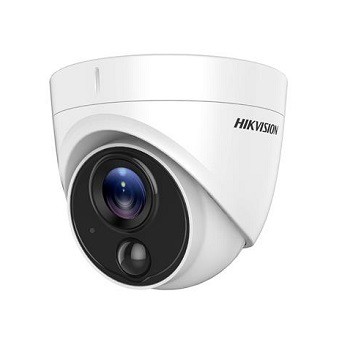 Camera Analog Hikvision HD-TVI DS-2CE71D0T-PIRL Bán Cầu 2MP Hồng Ngoại 20m Lắp Trong Nhà, Chống Nước, Đèn LED Báo Động