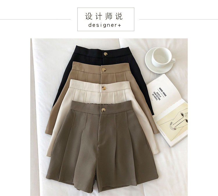 quần ống rộng Màu Trơn Phong Cách Hàn Quốc Thời Trang Mùa Hè Mới Cho Nữ 2021 | BigBuy360 - bigbuy360.vn