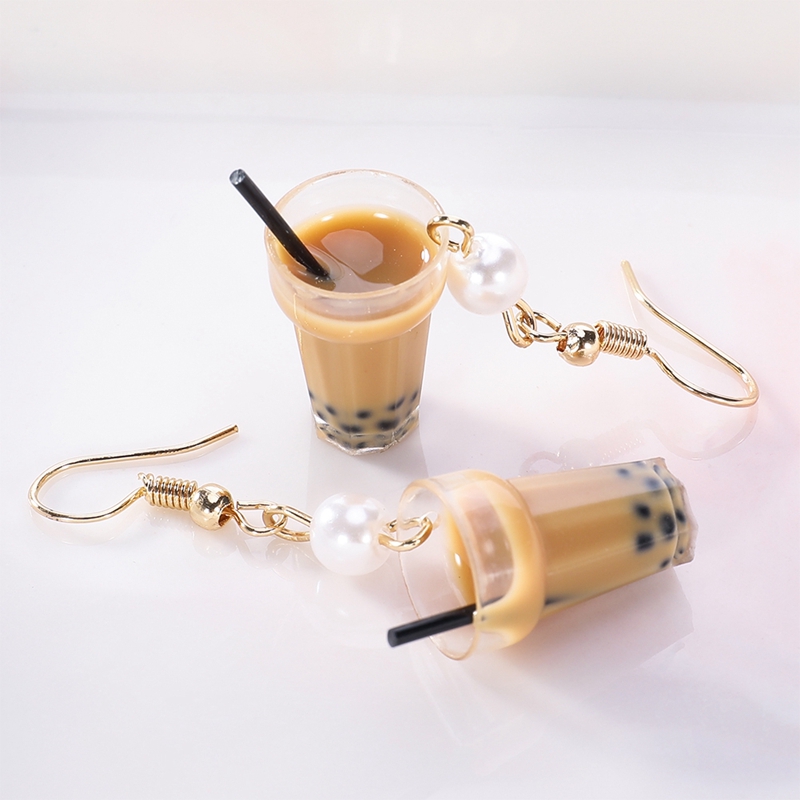 Bông Tai Hình Bình Sữa